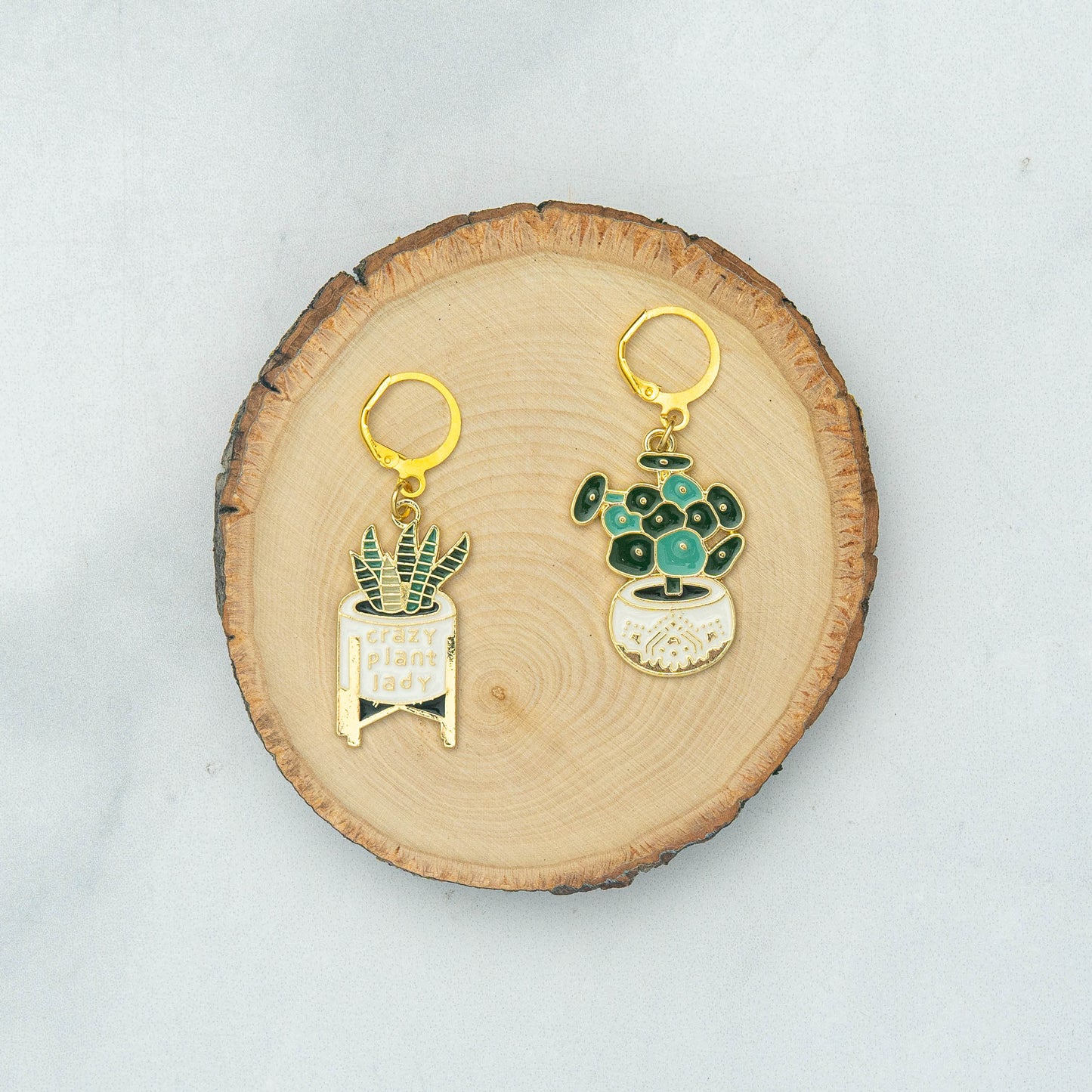 Crazy Plant Lady Stitch Marker Set