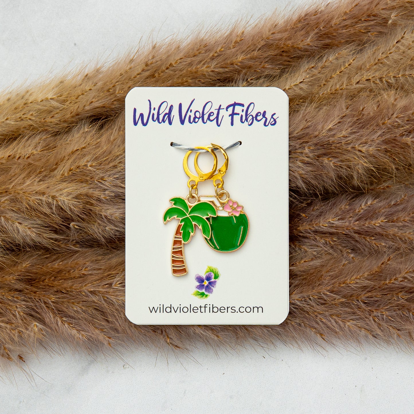 Tropical Getaway Stitch Marker Set