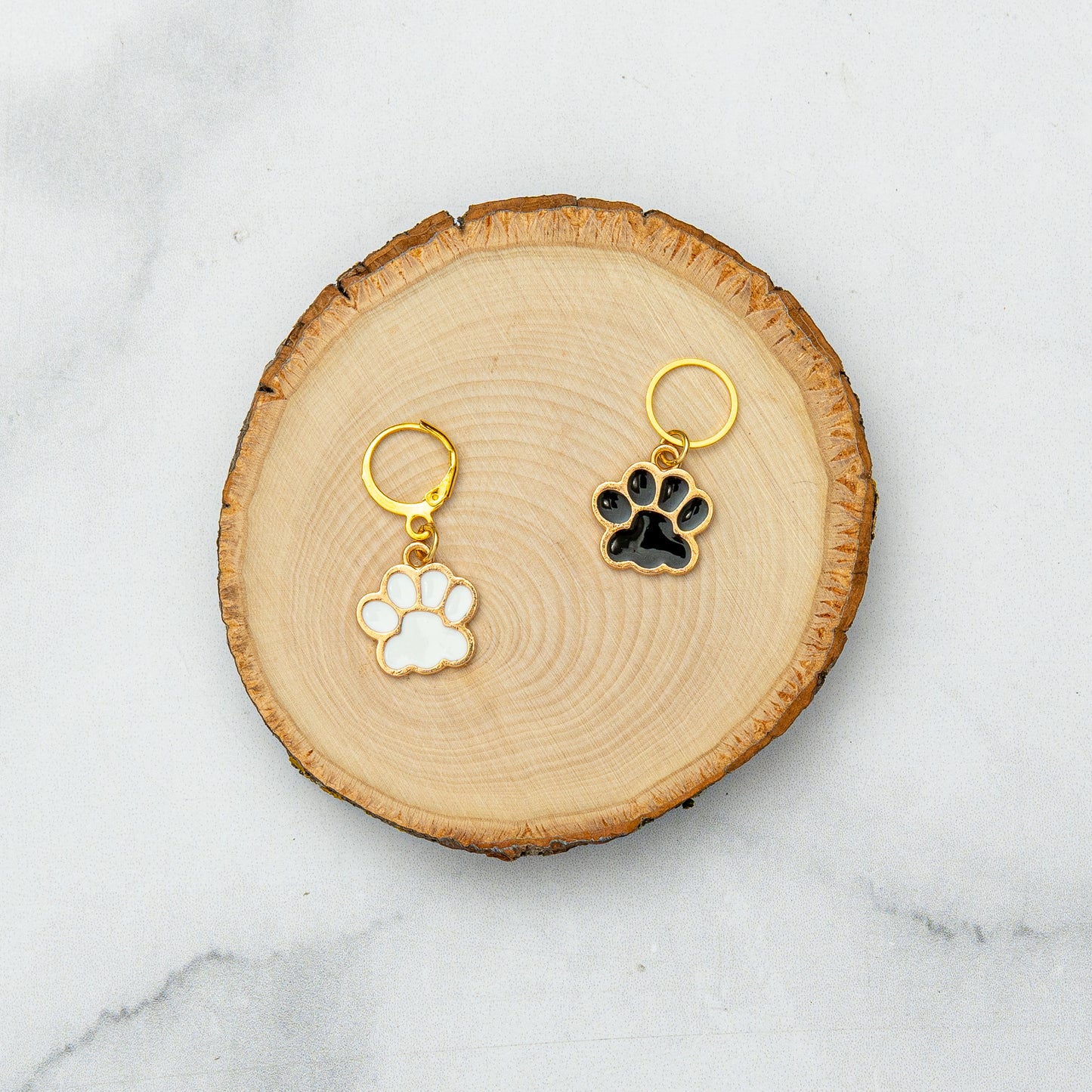 Paw Prints Stitch Marker Set