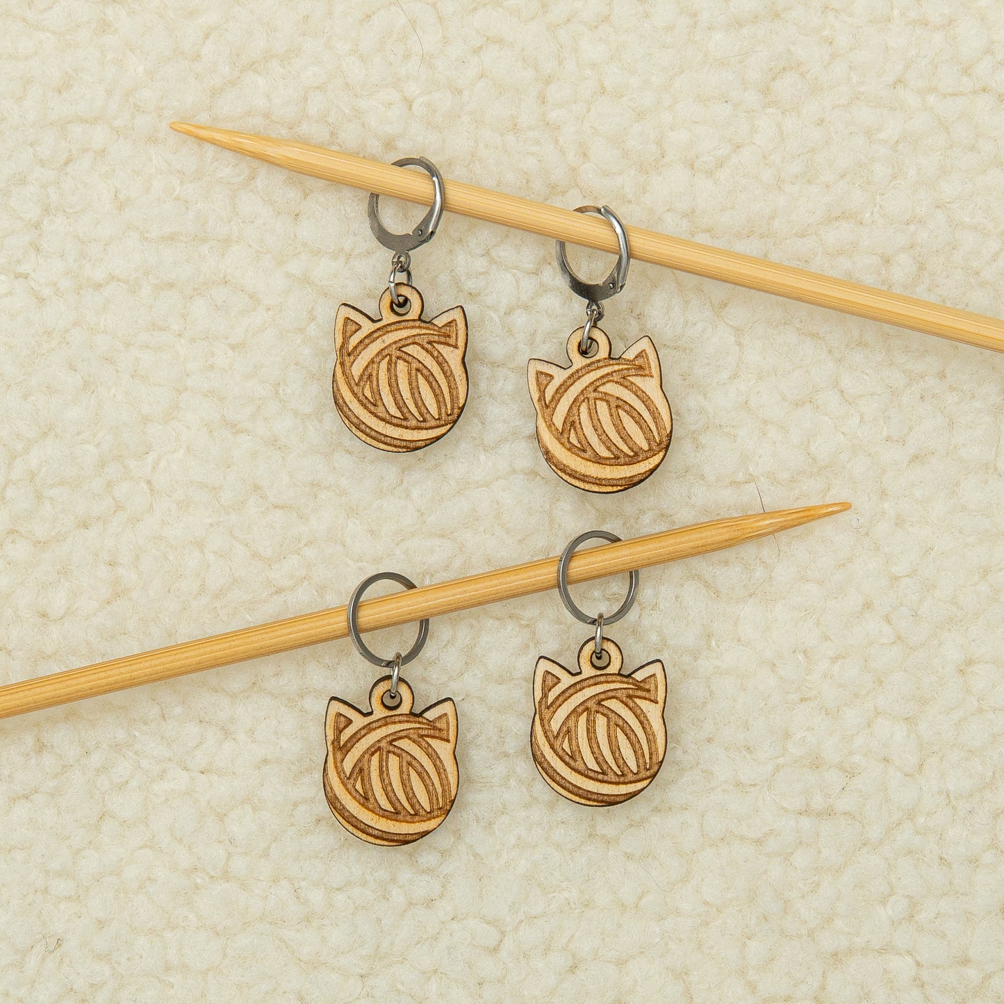 Yarn Cat Stitch Marker Set