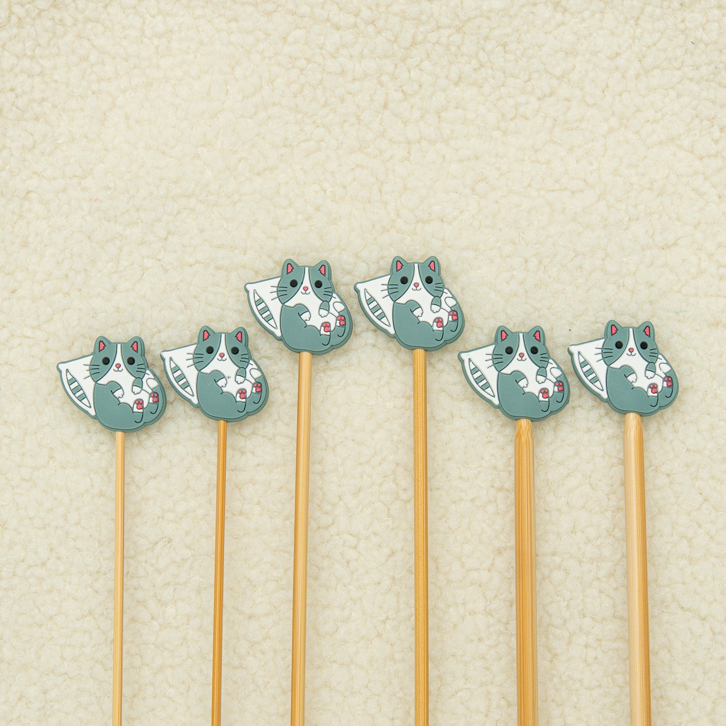 Sleepy Cat Needle Stopper Set