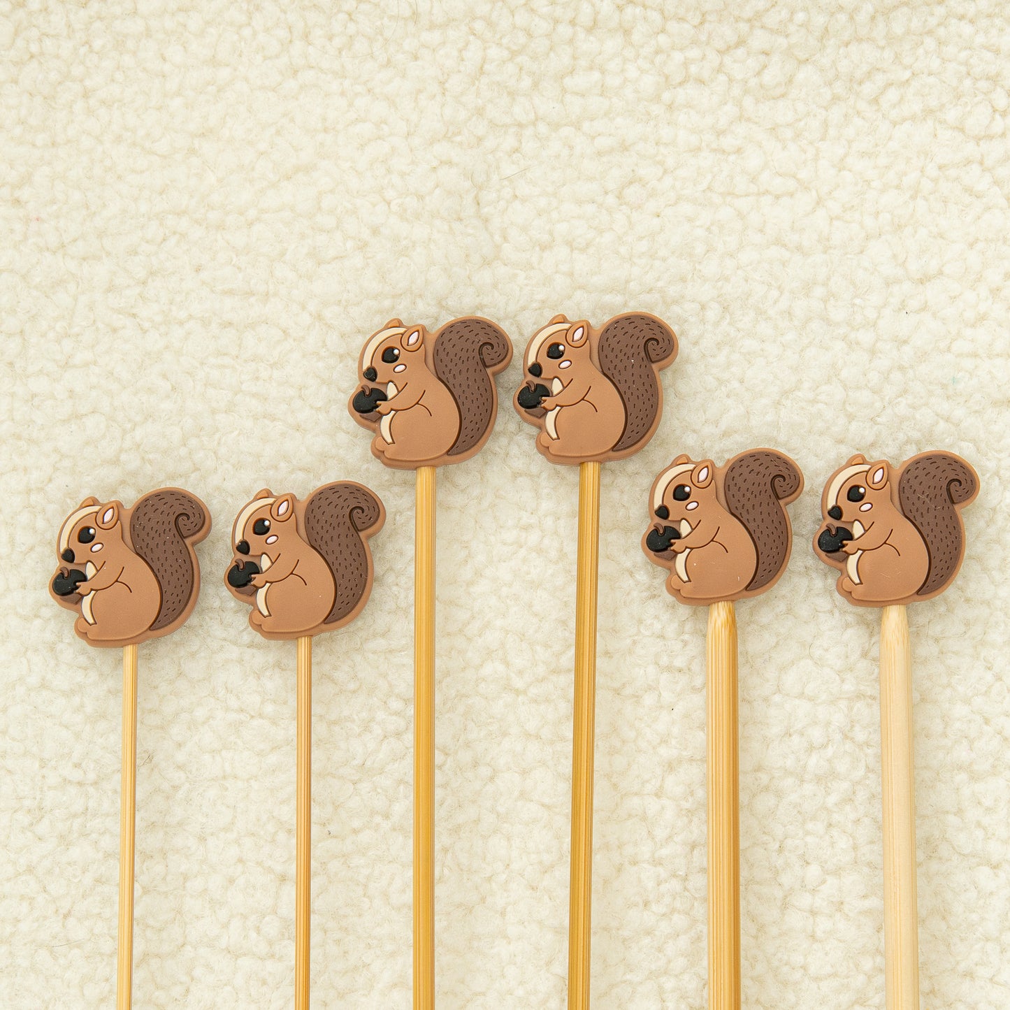 Squirrel Needle Stoppers