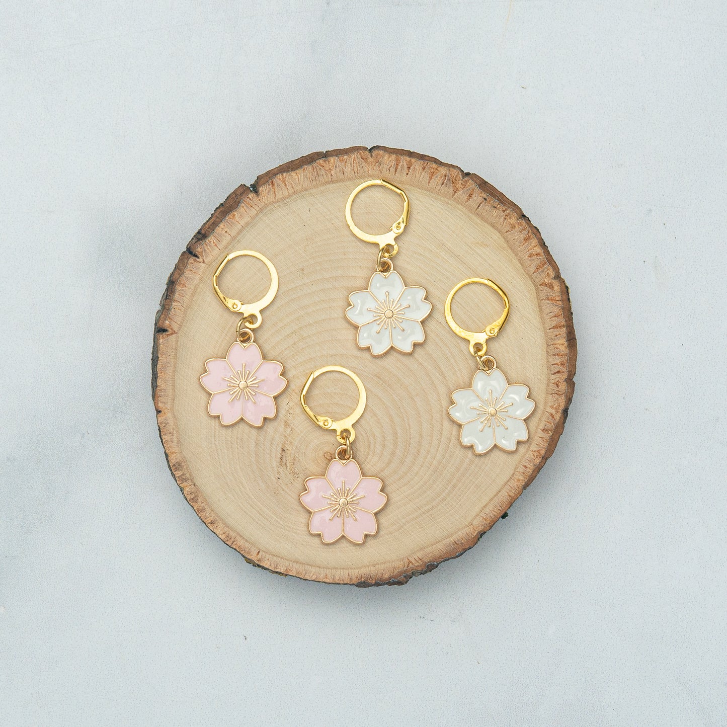 Cherry Blossom Stitch Marker Set