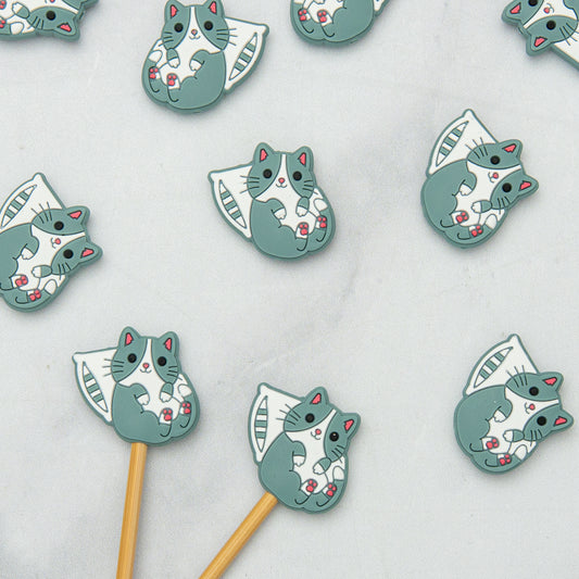 Sleepy Cat Needle Stopper Set
